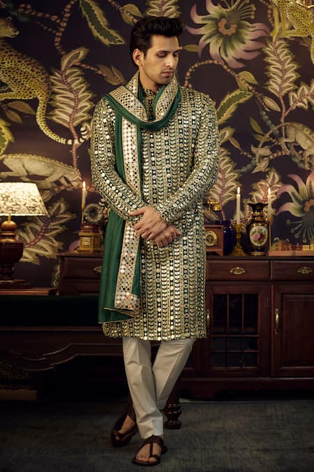 Kasbah Mirror Embroidered Kurta 