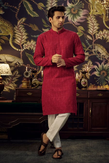 Kasbah Embroidered Paisley Kurta 