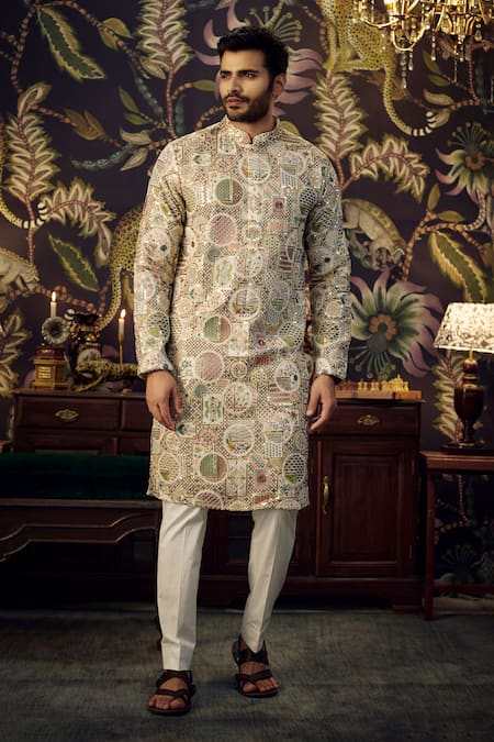 Kasbah Floral Embroidered Kurta 