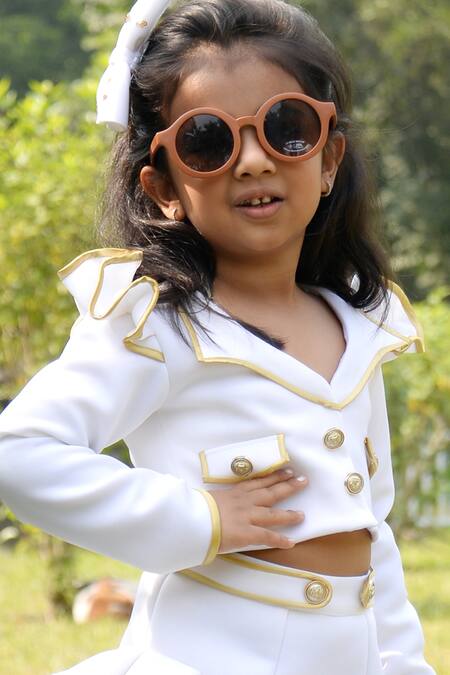 Buy Toplove White Cotton, Neoprene Piping Chic Pipe Work Blazer And Skirt Set Online at Aza Fashions Buy_Toplove_White Cotton, Neoprene Piping Chic Pipe Work Blazer And Skirt Set _Online_at_Aza_Fashions