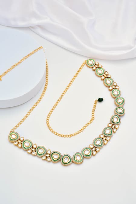 Swabhimann Kundan Embellished Kamarbandh 