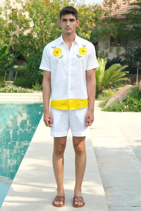 House Of Koa Cotton Oasis Hand Painted Shirt 