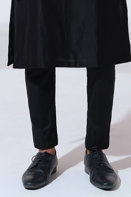 Buy House Of Koa Black Chanderi, Cotton Satin Embroidery Dragon Dynasty Kurta With Pant Online at Aza Fashions Buy_House Of Koa_Black Chanderi, Cotton Satin Embroidery Dragon Dynasty Kurta With Pant _Online_at_Aza_Fashions