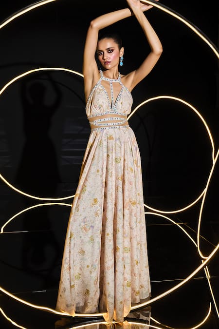 Ohaila Khan Spectra Cut Out Gown 