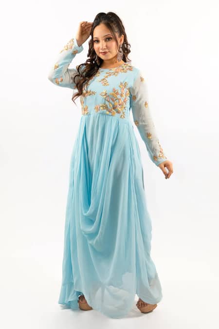 Hasrat By Salma Floral Embroidered Kurti 