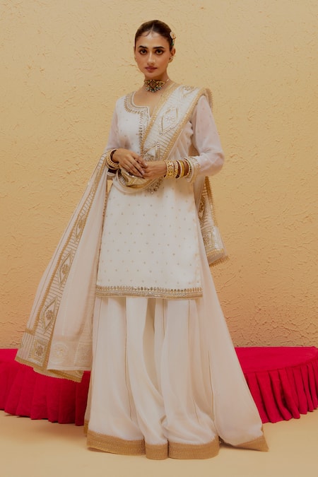 Ranian Gota Patti Work Kurta Lehenga Set 