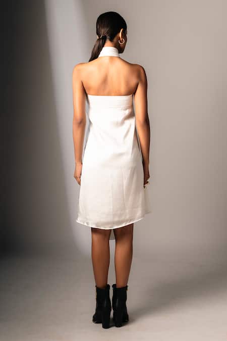 Karishma Kajaria Assymetric Halter Neck Dress 