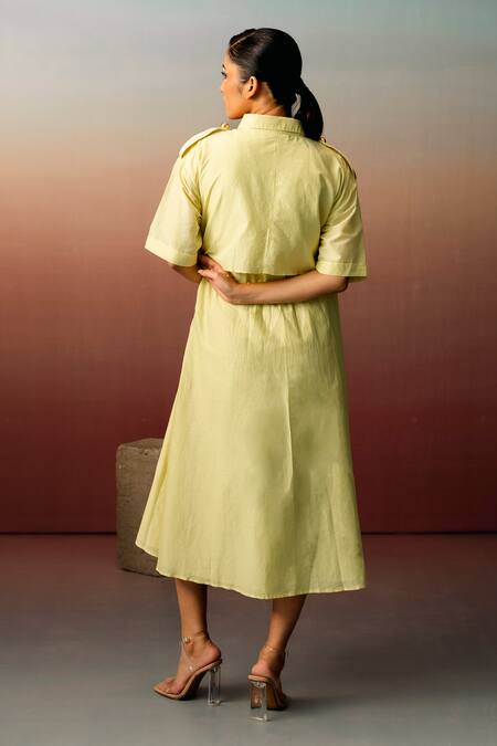 Karishma Kajaria Panelled A-Line Dress 