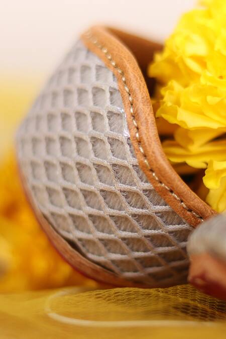 Hello JR_Silver Heer Sequin Work Juttis _Online_at_Aza_Fashions