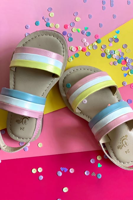 Hello JR Jelly Belly Colorblock Sandal 