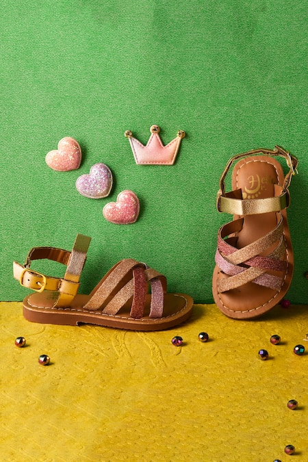 Hello JR Splash Criss Cross Colorblock Sandal 