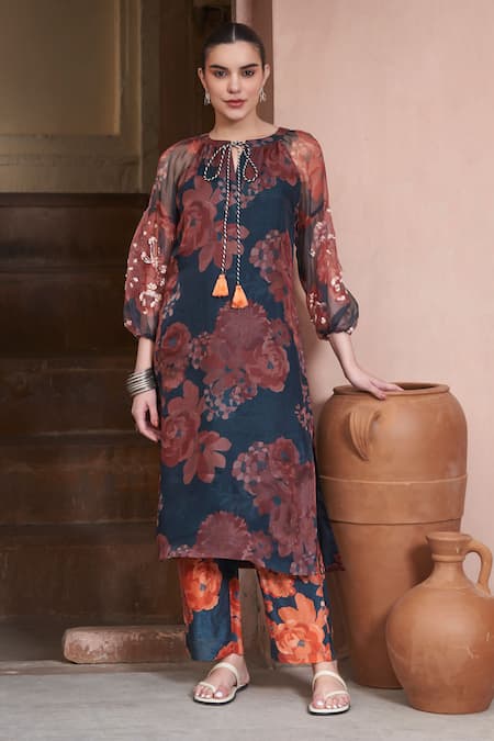 Archana Shah Floral Print Tunic 