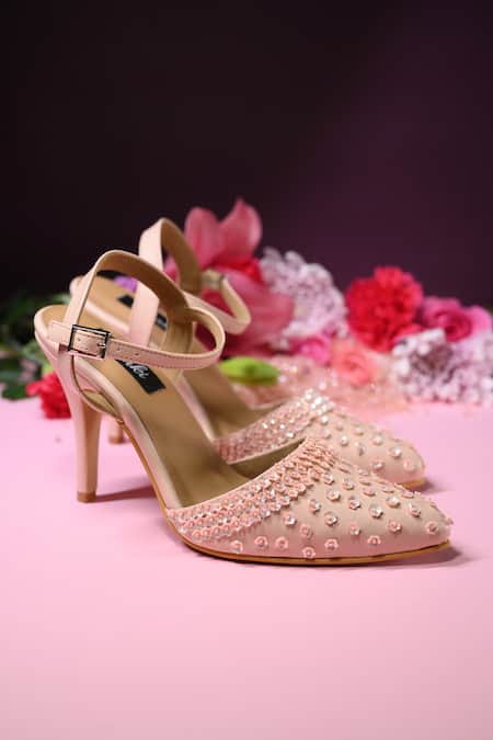 Miraki Sequin Embroidered Heels 