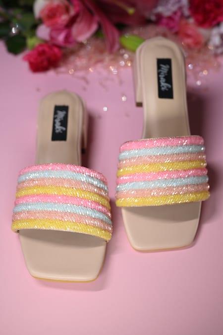Miraki Bead Embellished Flats 