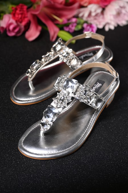 Miraki Stone Studded Heels 