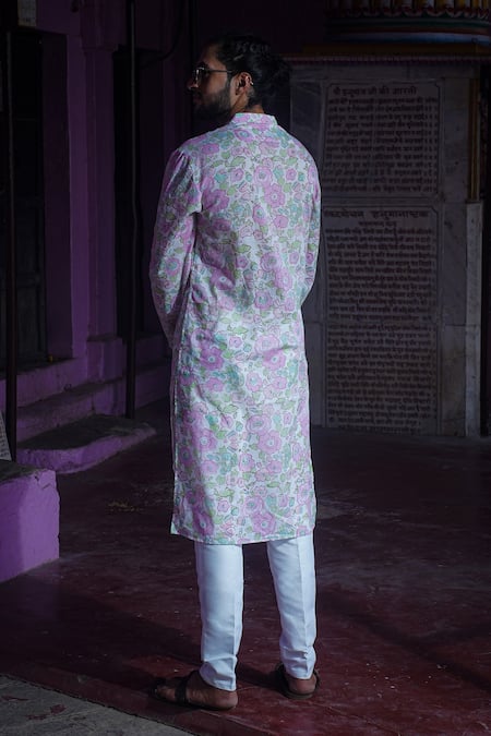 Kalp Garden Delight Print Kurta With Pant