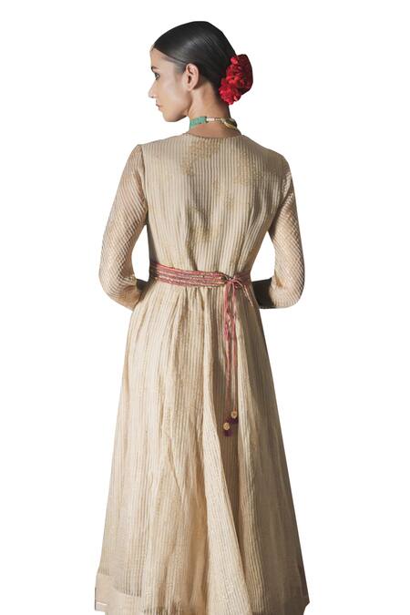 Swatti Kapoor Multi Color Kaya Handwoven Yarn Dyed Silk Striped Belt Online at Aza Fashions Swatti Kapoor_Multi Color Kaya Handwoven Yarn Dyed Silk Striped Belt _Online_at_Aza_Fashions