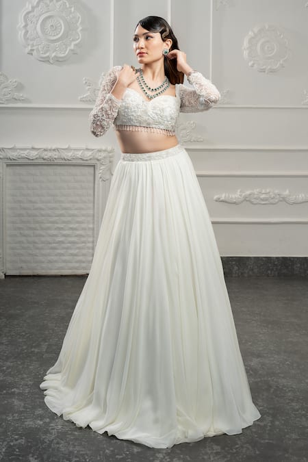 Damoiselle Regal Frost Lehenga Set 