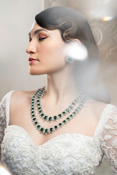 Damoiselle Ivory Net, Georgette Sequins, Beads, Embroidery Sweetheart Neck Lehenga Set Online at Aza Fashions Damoiselle_Ivory Net, Georgette Sequins, Beads, Embroidery Sweetheart Neck Lehenga Set _Online_at_Aza_Fashions