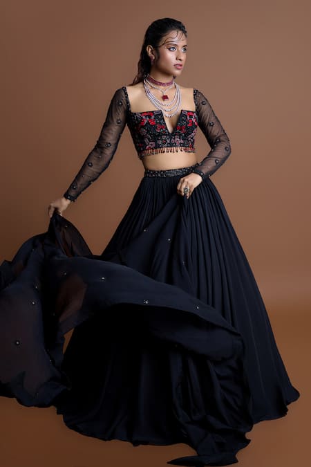 Damoiselle Grace Embroidered Lehenga Set 