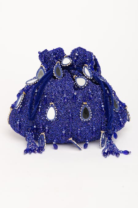 Eena Zuri Mirror Work Potli Bag 
