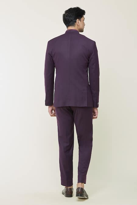 Gargee Designers Pintucked Bandhgala & Pant Set 