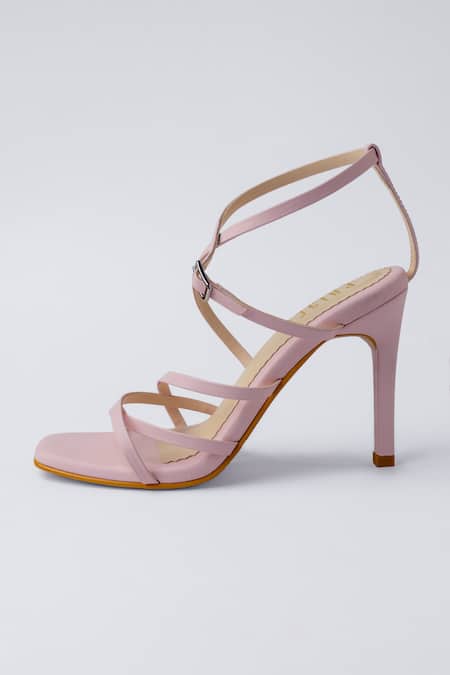 Shop_House Of Prisca_Pink Popsicle Strappy Heels _at_Aza_Fashions