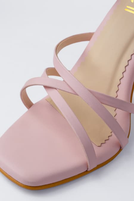 House Of Prisca_Pink Popsicle Strappy Heels _Online_at_Aza_Fashions