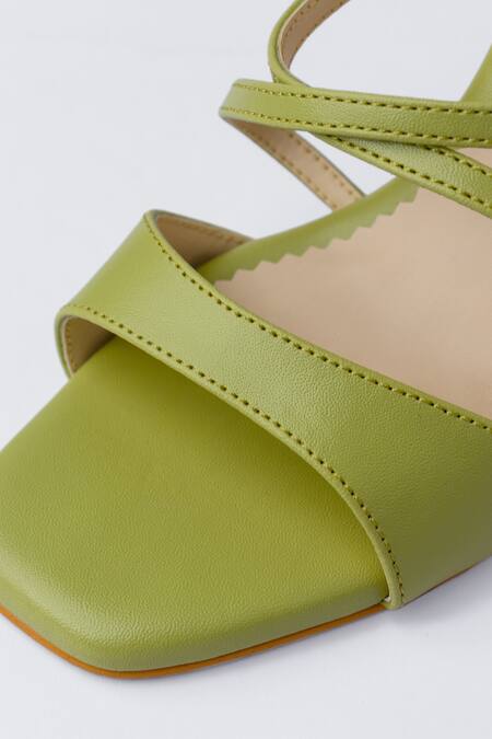 House Of Prisca_Green Mermaid Strappy Heels_Online_at_Aza_Fashions