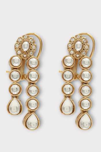Buy Zaza By Somya Green Beads, Pearls, Diamonds Swoon Double Layer Polki Studded Necklace Set Online at Aza Fashions Buy_Zaza By Somya_Green Beads, Pearls, Diamonds Swoon Double Layer Polki Studded Necklace Set _Online_at_Aza_Fashions