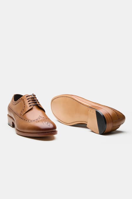 Kozasko Classic Goodyear Welted Longwing Blucher Shoes 