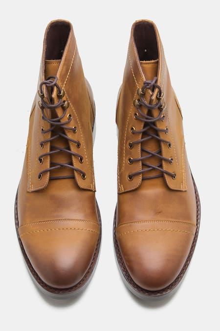 Kozasko Goodyear Welted Nubuck Moctoe Boots 