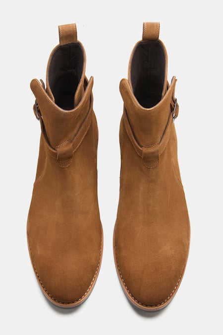 Kozasko Caramel Suede Jodhpur Boots 