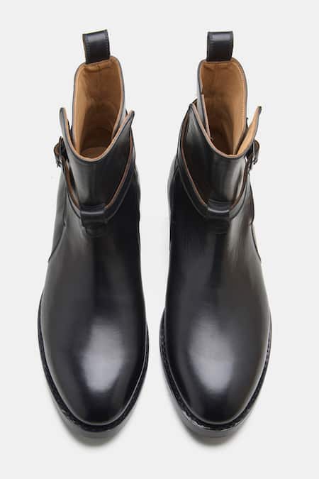 Kozasko Goodyear Welted Buckle Strap Boots 