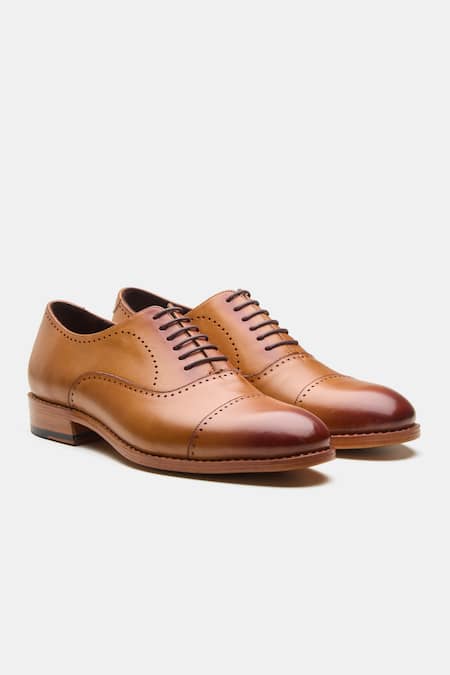 Kozasko Goodyear Welted Brogue Oxford Shoes 