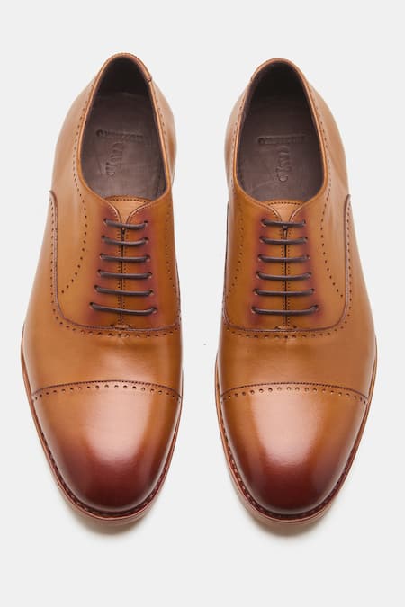 Kozasko Goodyear Welted Brogue Oxford Shoes 