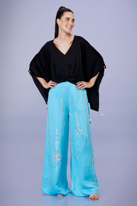 DILNAZ Mirror Embroidered Trouser 