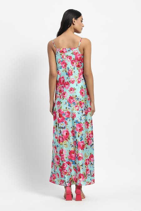 Satya Paul Cauvery Crush Floral Print Dress 