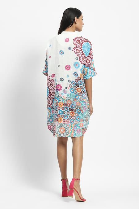 Satya Paul Pinwheels & Peonies Tunic 