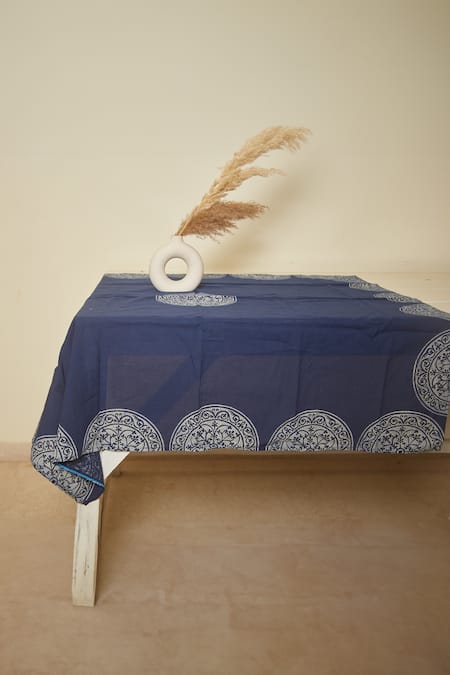 Inheritance India Block Print Table Cloth 