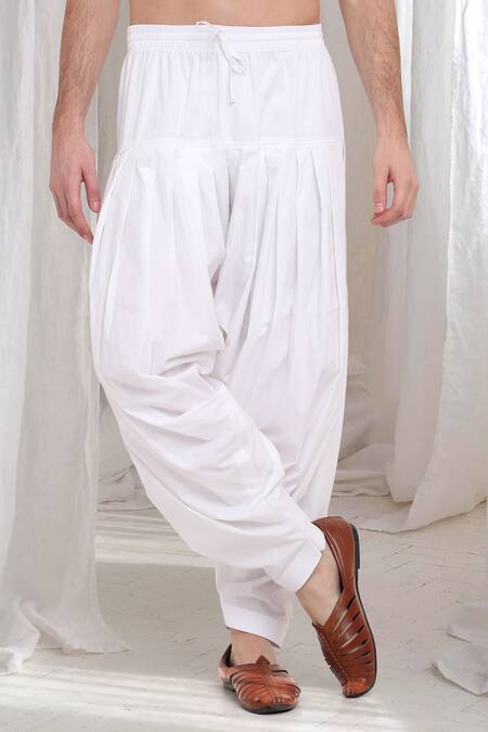 Aham-Vayam_Red Cotton Sequins, Mirrors Kaanchkaari Embellished Kurta With Patiyala _Online_at_Aza_Fashions