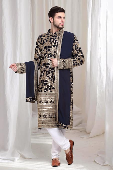 Aham-Vayam Kashish Sequin Embroidered Kurta & Patiala Set 