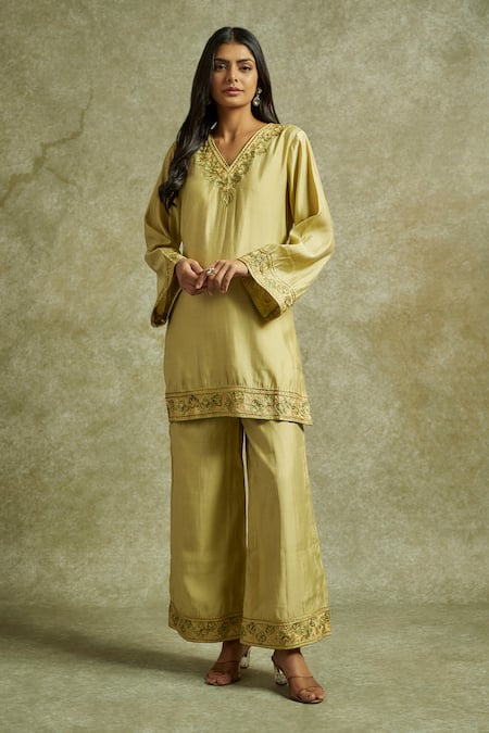 Wazir C Gul Embroidered Kurta With Pant 