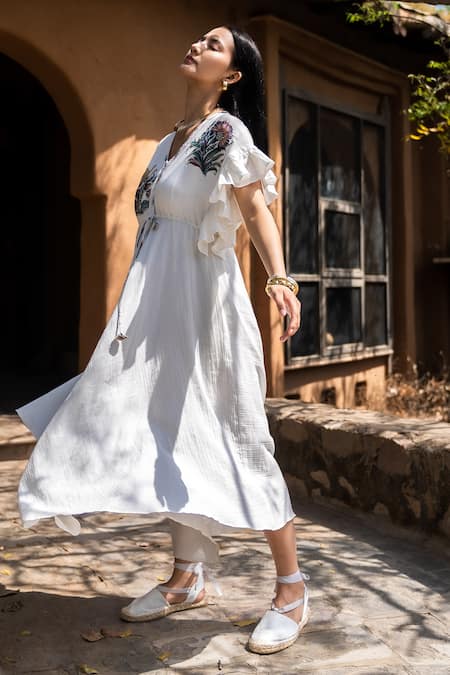 Raiman Asymmetric Patchwork Dress 