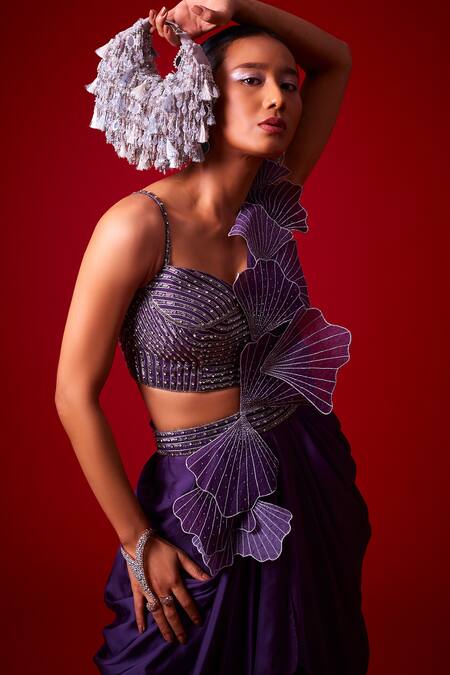 Forever Noor Grey Mirror Sienna Boat Bag Online at Aza Fashions Forever Noor_Grey Mirror Sienna Boat Bag _Online_at_Aza_Fashions