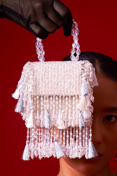 Forever Noor Daphne Gleaming Crystal Studded Bag 