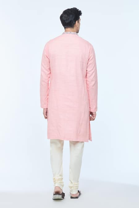 Kishore Ramani Bloom Vine Embroidered Kurta 