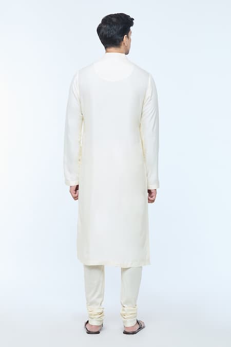 Kishore Ramani Spacetucked Katan Kurta Set 