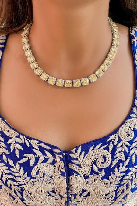 Prerto Tennis Necklace Set 