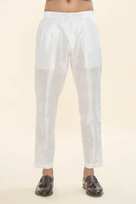 Rng Safawala Off White Silk, Cotton Embroidery Nehru Jacket Kurta Set at Aza Fashions Rng Safawala_Off White Silk, Cotton Embroidery Nehru Jacket Kurta Set _at_Aza_Fashions